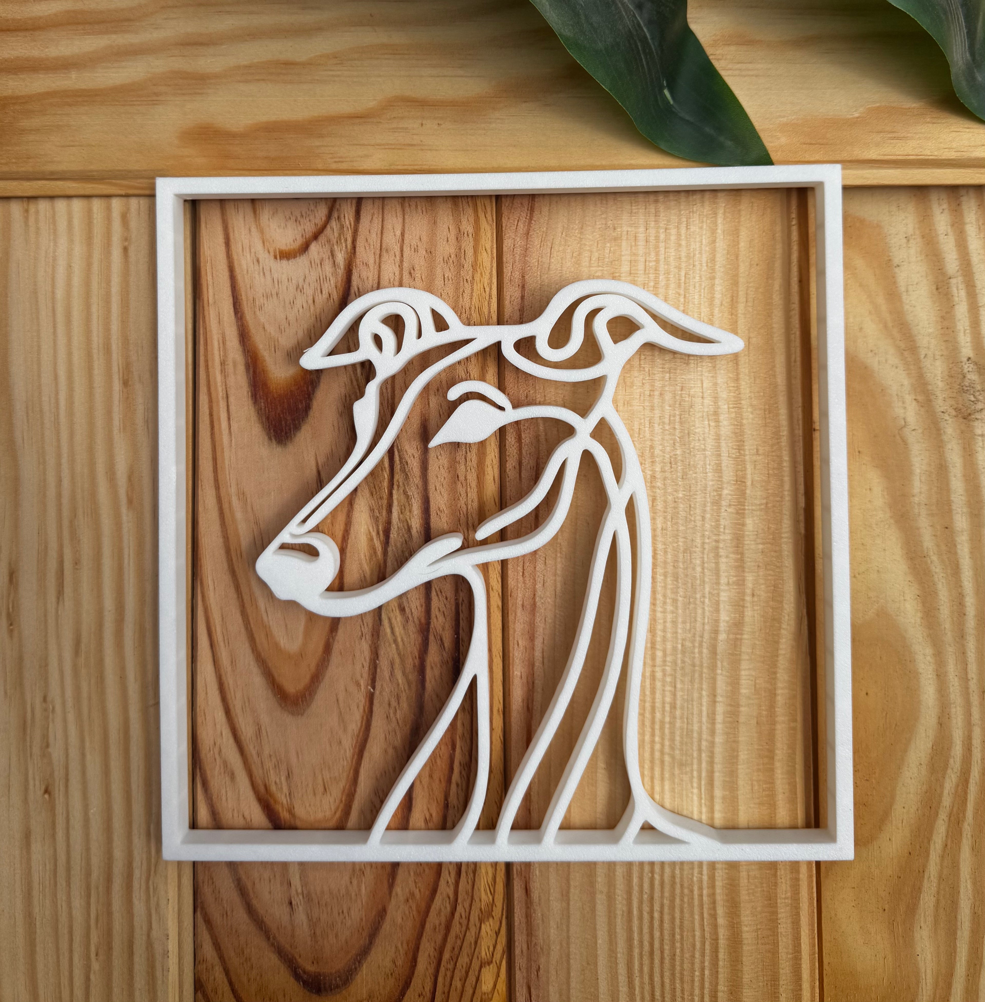 Cuadro lineal minimalista personalizado