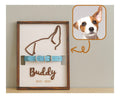 Cuadro memorial para collar de mascota